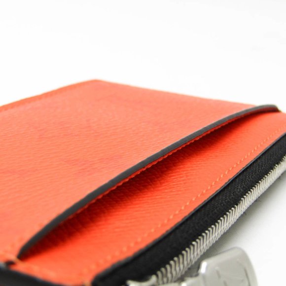 Louis Vuitton Taigarama Coin Card Holder M30465 Taigarama Card Case Orange - Picture 6 of 11